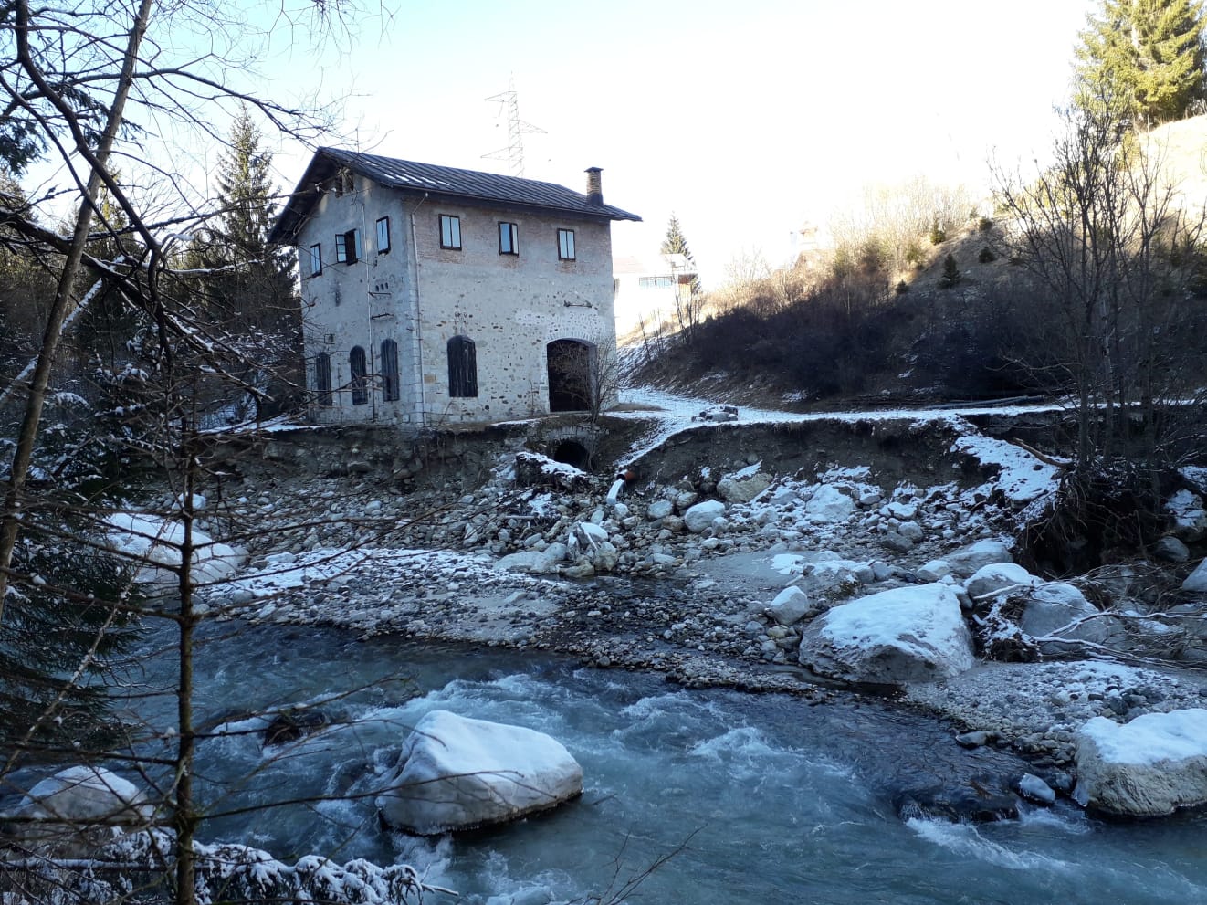 DIFESA DEL SUOLO. CANTIERI AL VIA IN LOCALITA’ FUSINELES A BORCA DI CADORE (BL)